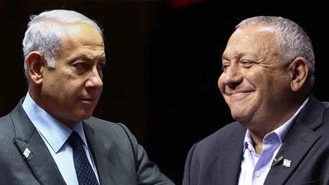 بنيامين نتنياهو وخصمه الصاعد غادي إيزنكوت.
