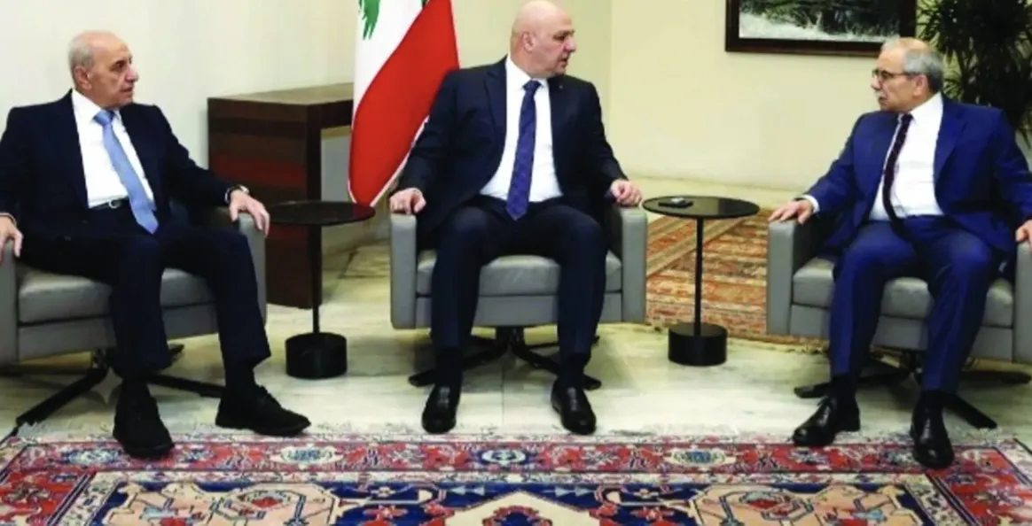 الرؤساء سلام وعون وبري
